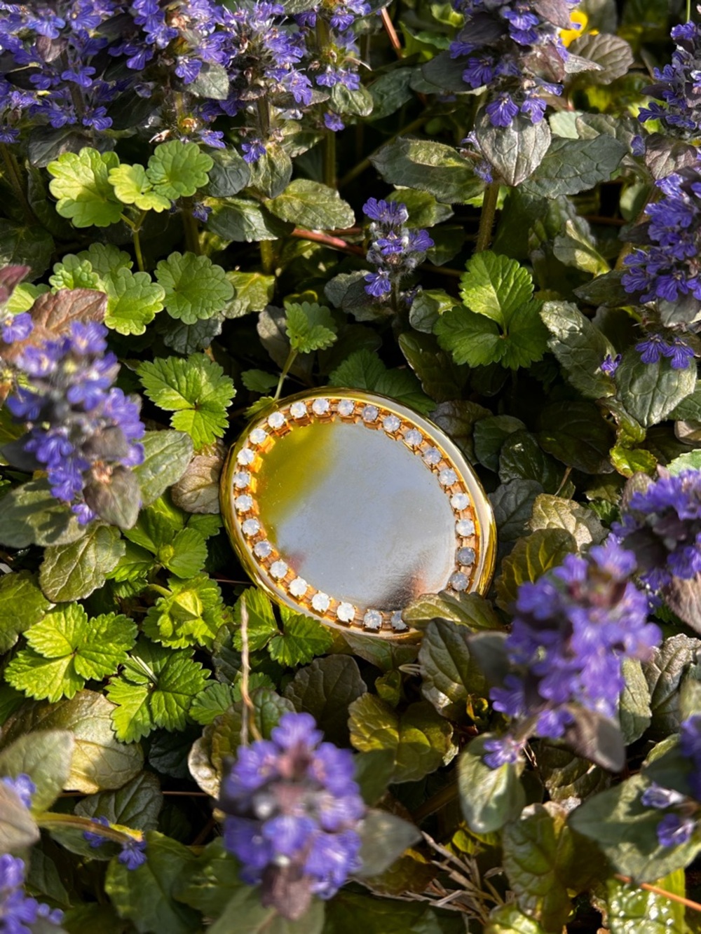 Epona Valley Gold and Opalite Hair Barrette